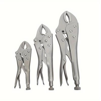 5” Heavy Duty Pliers with Adjustable Metal Face Grippers for Woodworking and Welding Repairs