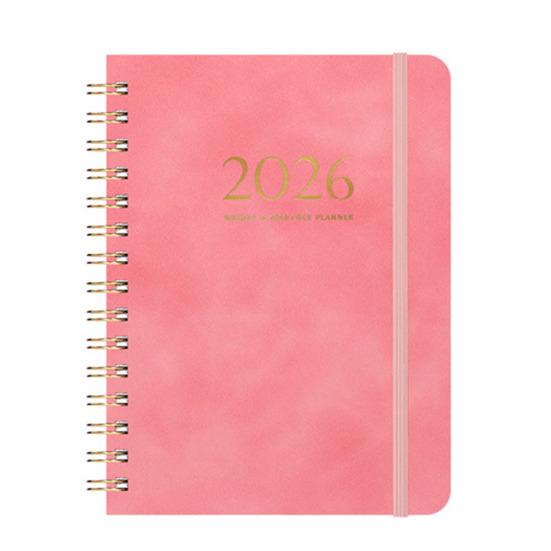 2026 Weekly Monthly Planner Portable A5 Size Agenda Notepad Stylish Design Schedule Book School Supplies