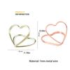 10Pcs Dining Table Clips Metal Double-Layer Anti-Rust Cards Holders DIY Message Crafts Rack Wedding Party Home Office