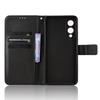 For Samsung Galaxy S25 Edge Case PU Leather Diamond Texture Wallet Phone Cover