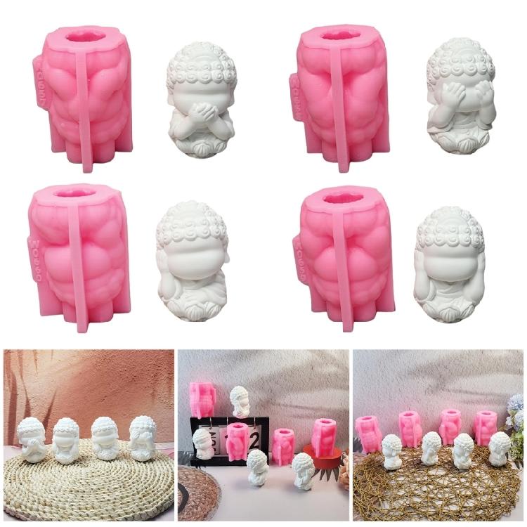 Religious Statue Silicone Candle Molds for Candle Soap Chocolate Candy Fondant Making Cement Gypsum Silicone Molds