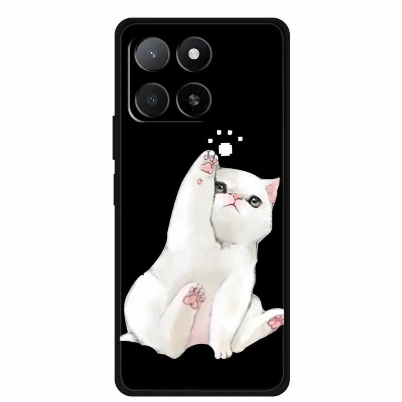 For Motorola G86 G56 Phone Case G 86 G 56 Coque Black Silicone Soft Back Cover For Motorola G86 Power Edge 60 60S Case Cartoon