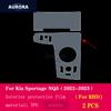 For Kia Sportage NQ5 - Car Interior Navigation Center Console Gear TPU Protective Film Anti-scratch Accessories Refit