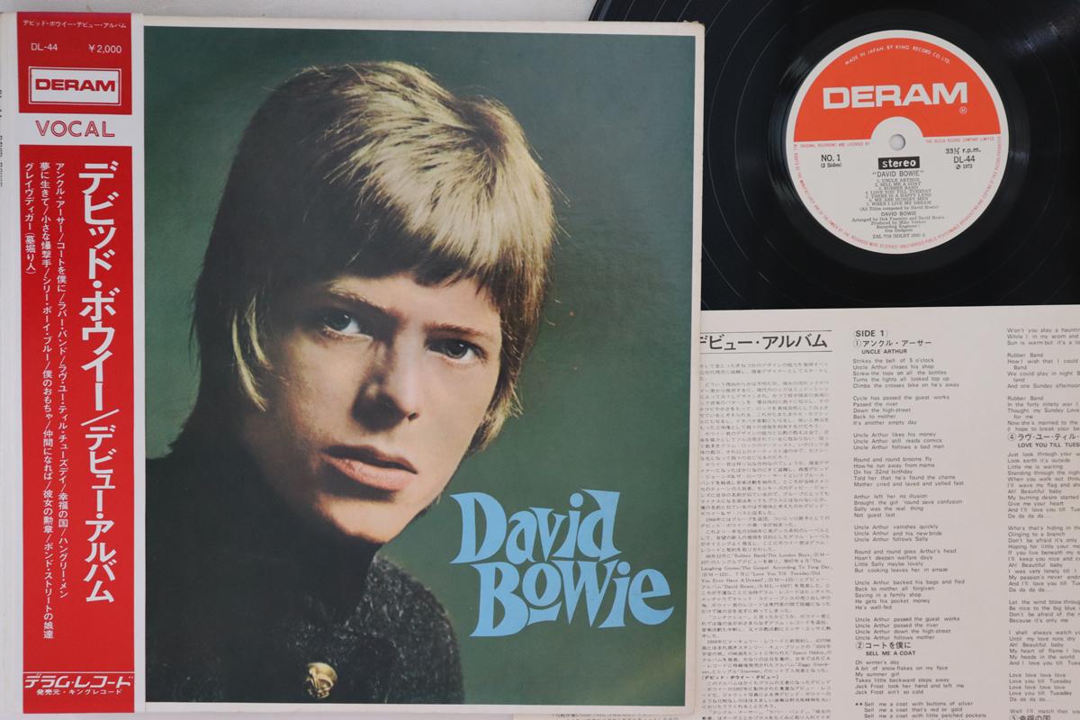 

LP Record DAVID BOWIE Debut Album DL44 1973 Japan Obi Rock Used