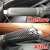 Carbon Fiber Color Parking Handbrake Hand Brake Handle Cover Trim Fit for Ford Ranger Everest 2015 2016 2017 2018