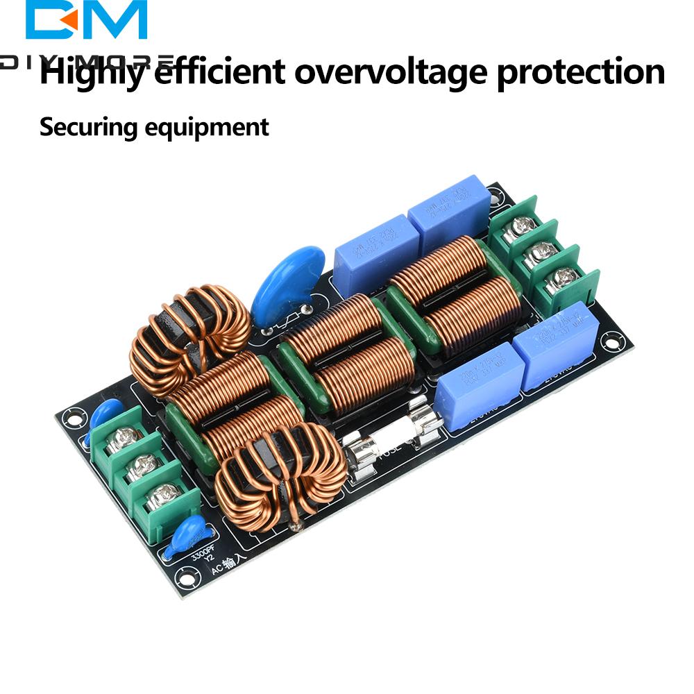 16A AC 110-250V EMI Filter Four Stage Electromagnetic Interference Filter Power Supply Module
