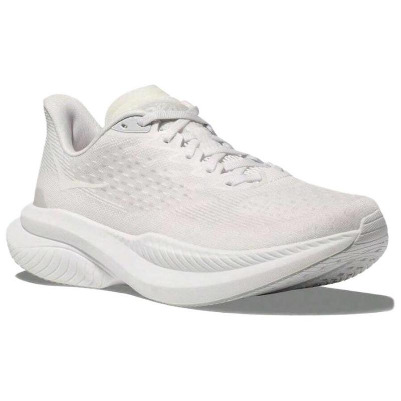 HOKA One One Mach 6 Women's Low-top Running Shoes White 1164033-WWH