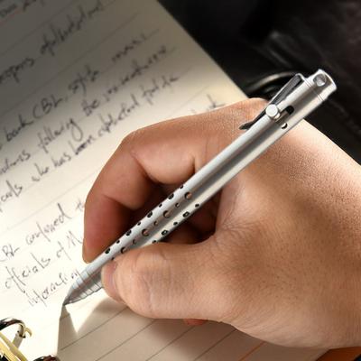 4,7" Délka Titanová slitina Kuličkové pero Zatahovací Lehké EDC pero s kapesní sponou pro kancelář, podnikání, školu