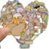 50PCS Cartoon Capybara Stickers Scrapbook Skateboard Guitar Laptop Luggage Bicycle Helmet Suitcase Sticker Pegatinas Phone Gift