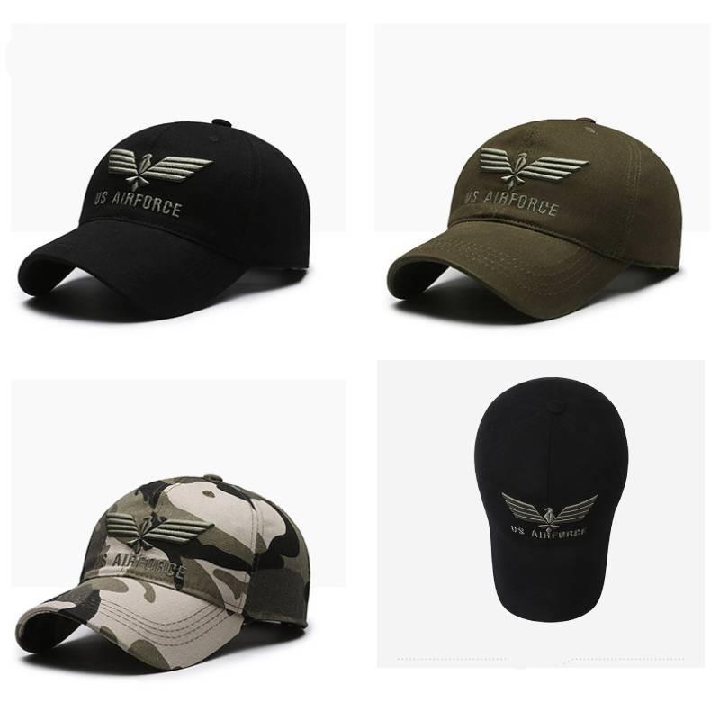Airforce Baseball Us Cap Fashion Shade Fishing Breathable Outdoors Camping