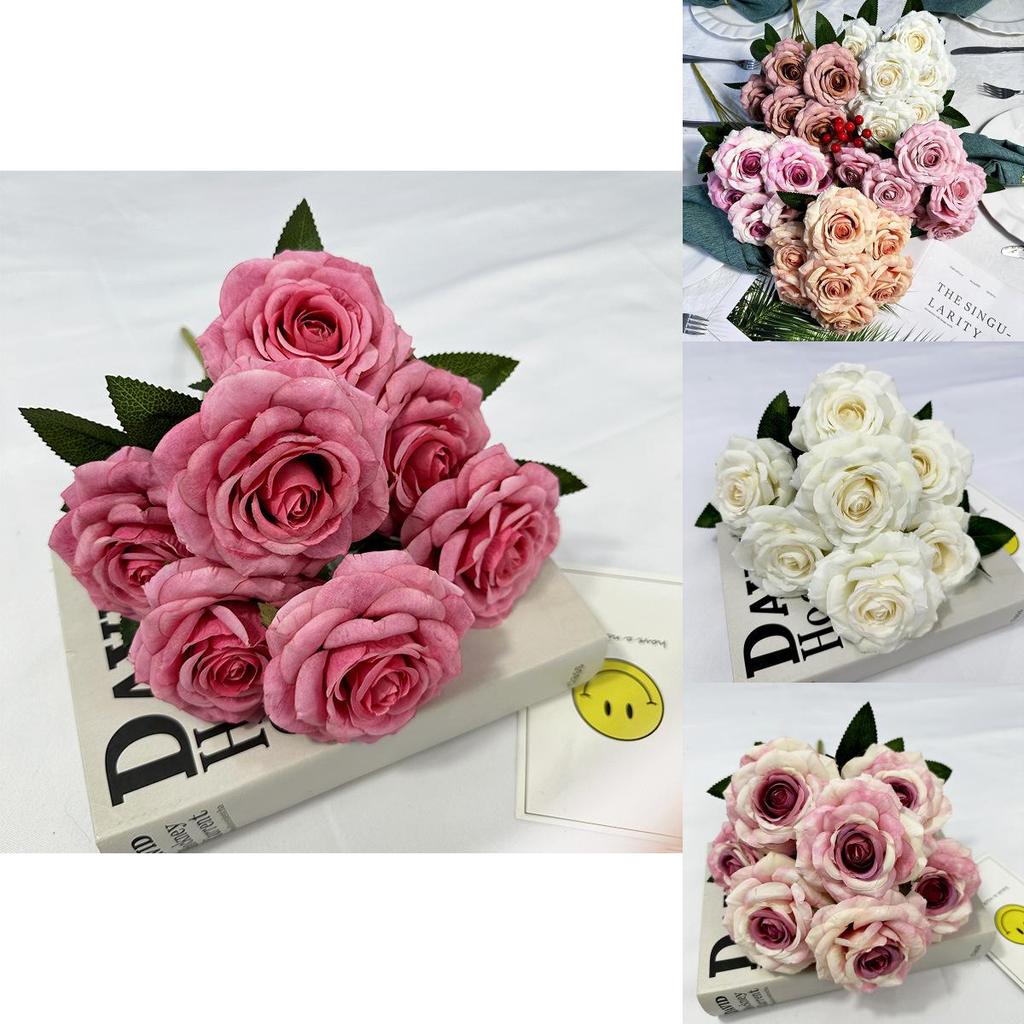 Elegant Faux Rose Wedding Props Decoration For Party And Home Decor