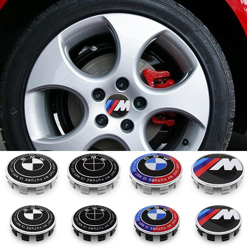 4Pcs 56mm 68mm Car Hub Cap Wheel Center Cap Emblem Badge Accessories For BMW G08 F15 F16 G20 E34 F94 F95 G30 G11 E46 F30 F40 F10