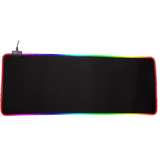 LED Luminous Colorful Gaming Mouse Pad Lights RGB Keyboard Mat for Computers