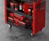 Drawer-Type Workshop Tool Cart: Three-Layer, Multi-functional Hand Cart & Storage Shelf for Car Repair.
