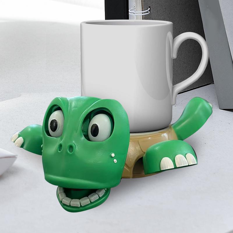 Funny Turtle Coaster Cup Pad Creative Tea Coffee Mug Drinks Holder 3D Printed Cup Mat Insulation Pad Anti-scald Table Ornaments
