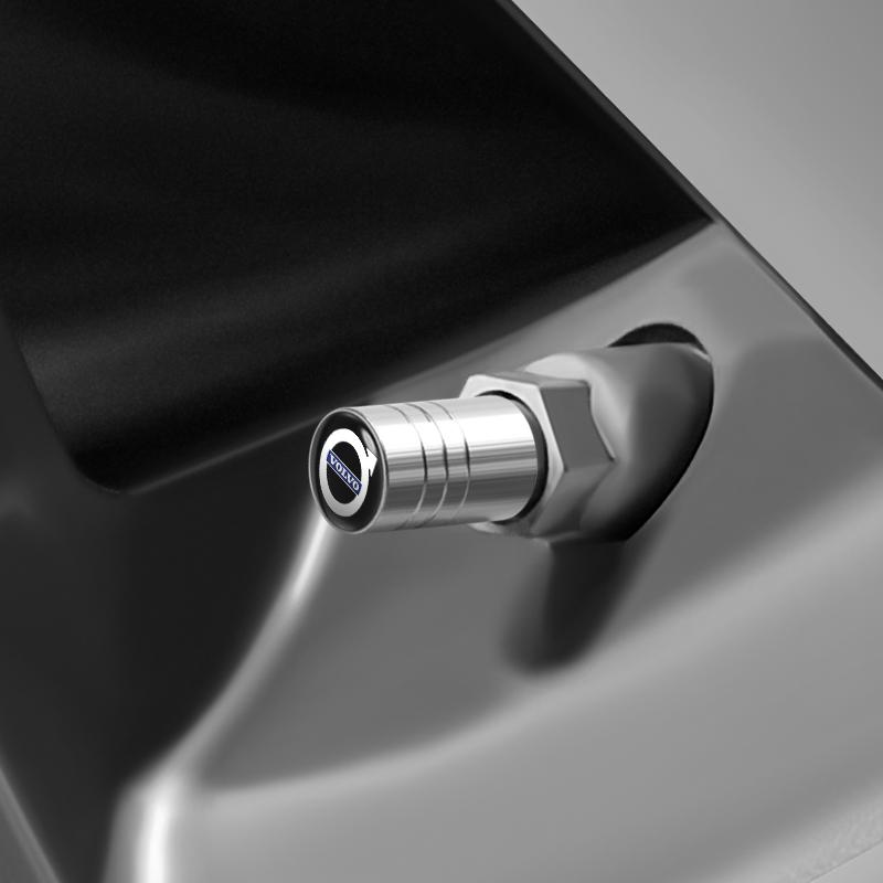 Auto Logo Abzeichen Rad Reifen Ventilkappen Luftventil Reifenstopfen Zubehör Für Volvo Rdesign XC60 XC40 V60 V40 EX30 XC90 S60 C30 V50
