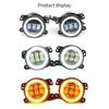Powerful Fog Lights Assembly For Land Rover Range Rover Discovery 4 LR2 2010-2016 Angel Eye Head Light LED Daytime Running Light