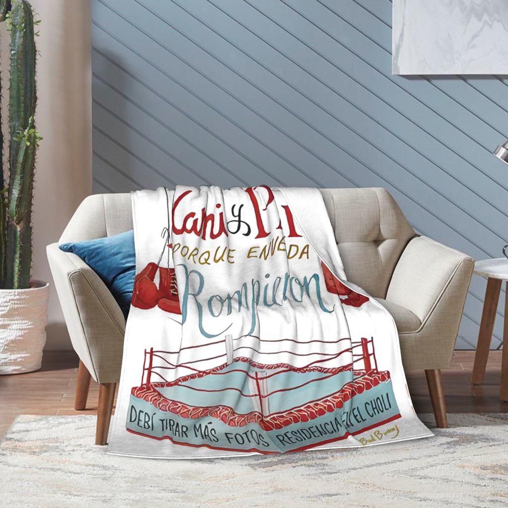 Bads Bunnys Debi Tirar Mas Fotos DTMF 2025 Blanket Super Soft Warm  Throw Blankets for Sofa 50x60 Inch Multi-size Rug Piece