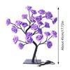 Led Table Lamp Lights Rose Flower Tree Usb Night Lights Home Decoration Parties Xmas Christmas Wedding Bedroom Decor Rose Lamp