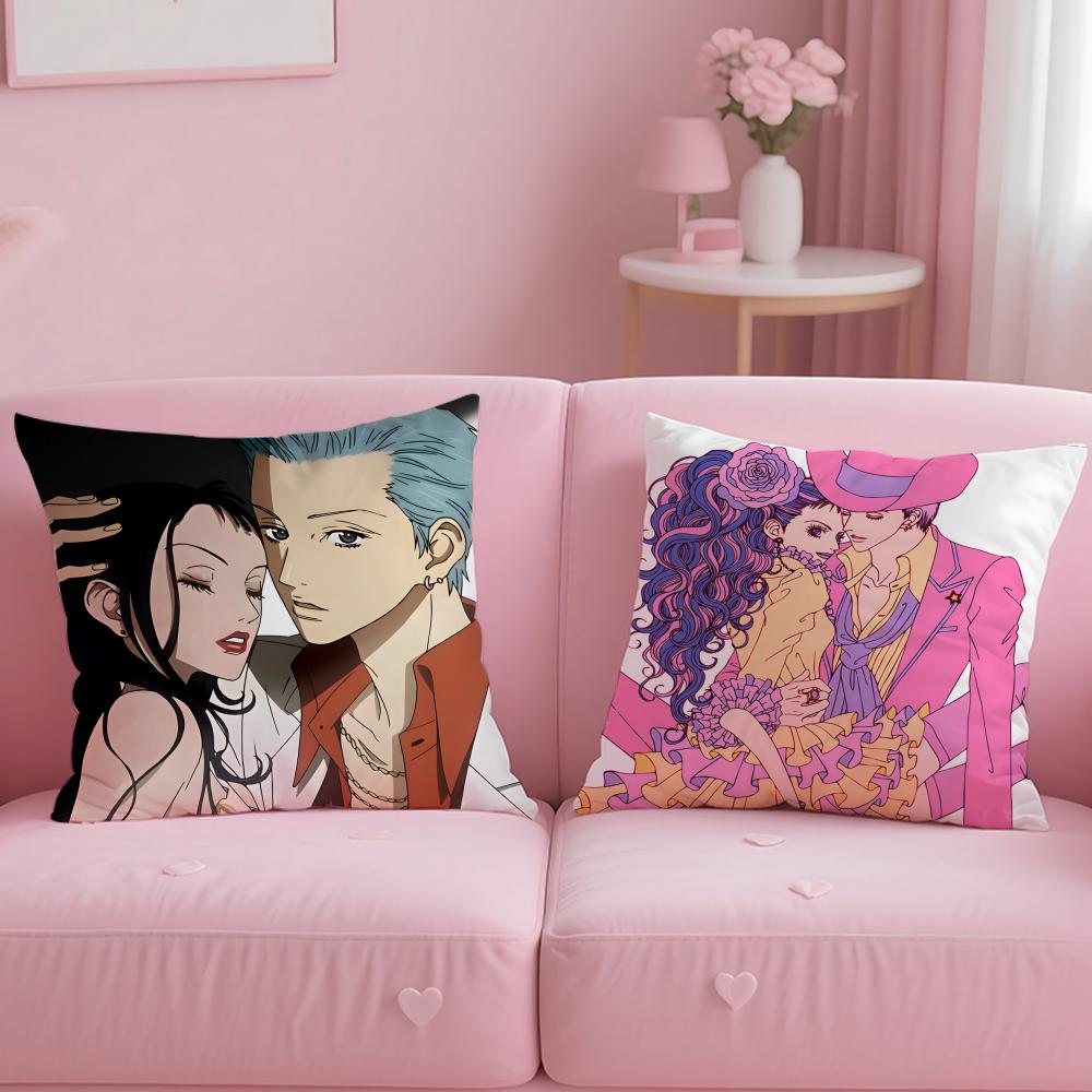 classic anime Paradise Kiss Cushion Cover Soft EasyWash Pillow Case Versatile for Couch Bed Travel and Office
