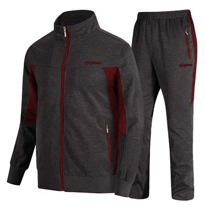 Gopune Men's Jersey Top and Bottom Set, Sportswear, Training, Running Pants, Bottoms, Outerwear, Loungewear, Casual Wear (02 Gray, XL)