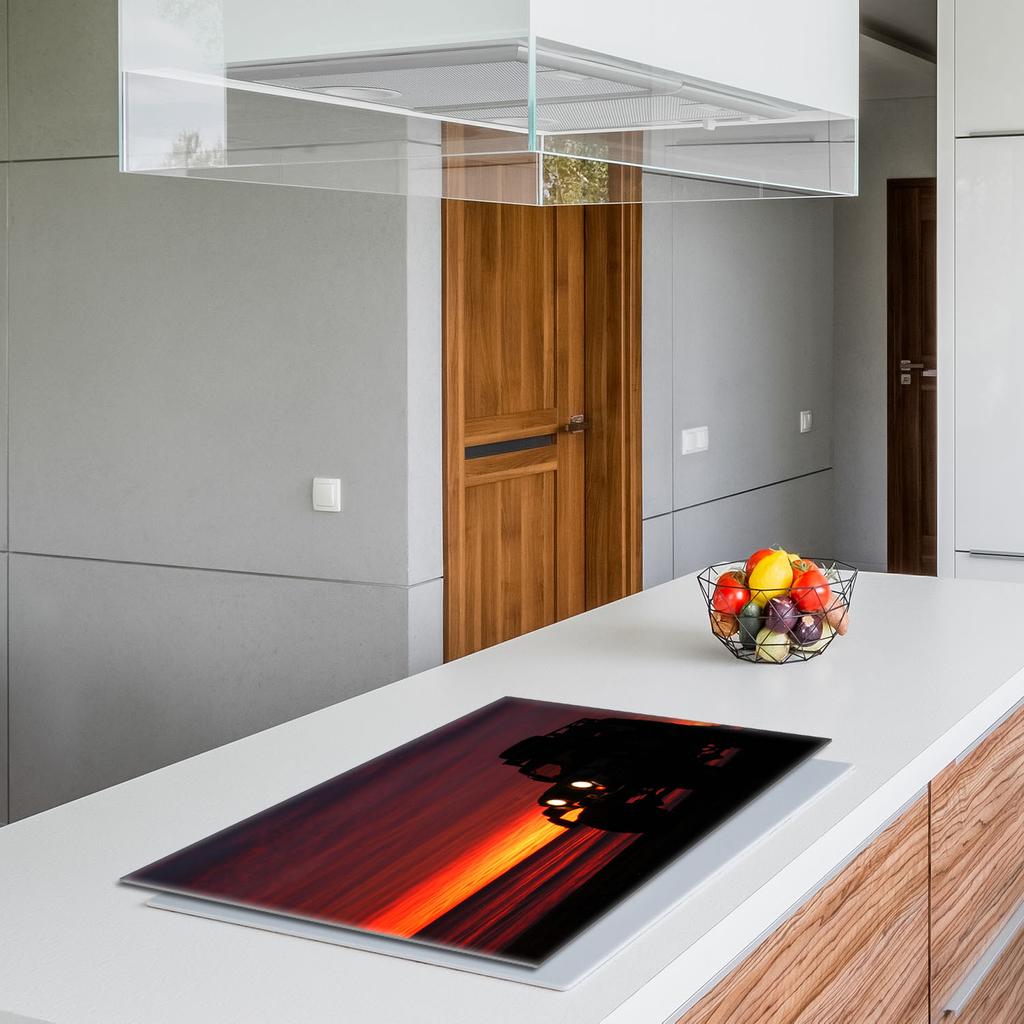 Glass Cooker Splashback 80x52 Auto