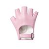 Punk Short Pu Leather Half-Finger Gloves Women Men Hip-Hop Driving Motorcycle Cool Mittens Hollow Out Fingerless Gloces