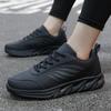 New Sports Men's Soft-soled Lightweight Casual Shoes, Young and Young Autumn and Winter Couples Leather Running Shoes