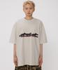 BOUNDARY Pigment Goodhorse Oversized Short Sleeve T-Shirt [Washed Beige]