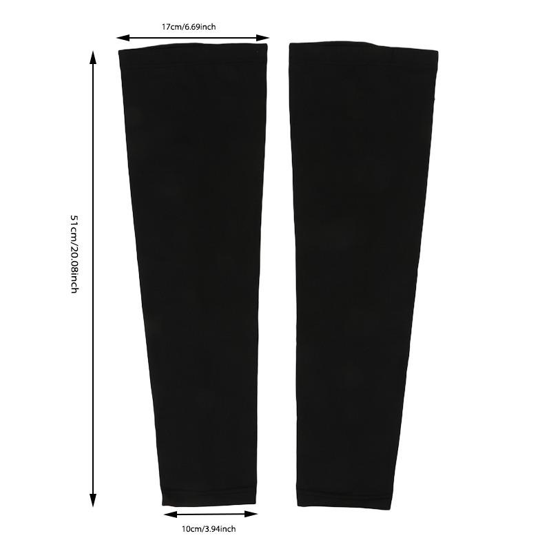 1Pcs SUmmer Anti-uv Sun Protection Cycling Leg Sleeves Silk Ice Breathable Cover Bike Racing MTB Leg Sleeve For Man Woman
