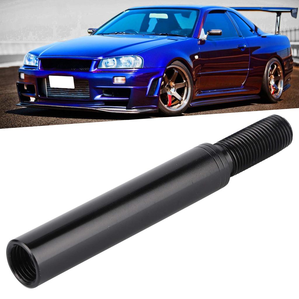 Elerose Car Gear Shift Extension, 3" Shift Knob Extender Manual Gear Shifter Lever Extension M12 X1.25 Fit Ford Mustang