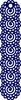 A7 Pendant openwork decoration gray 18x90