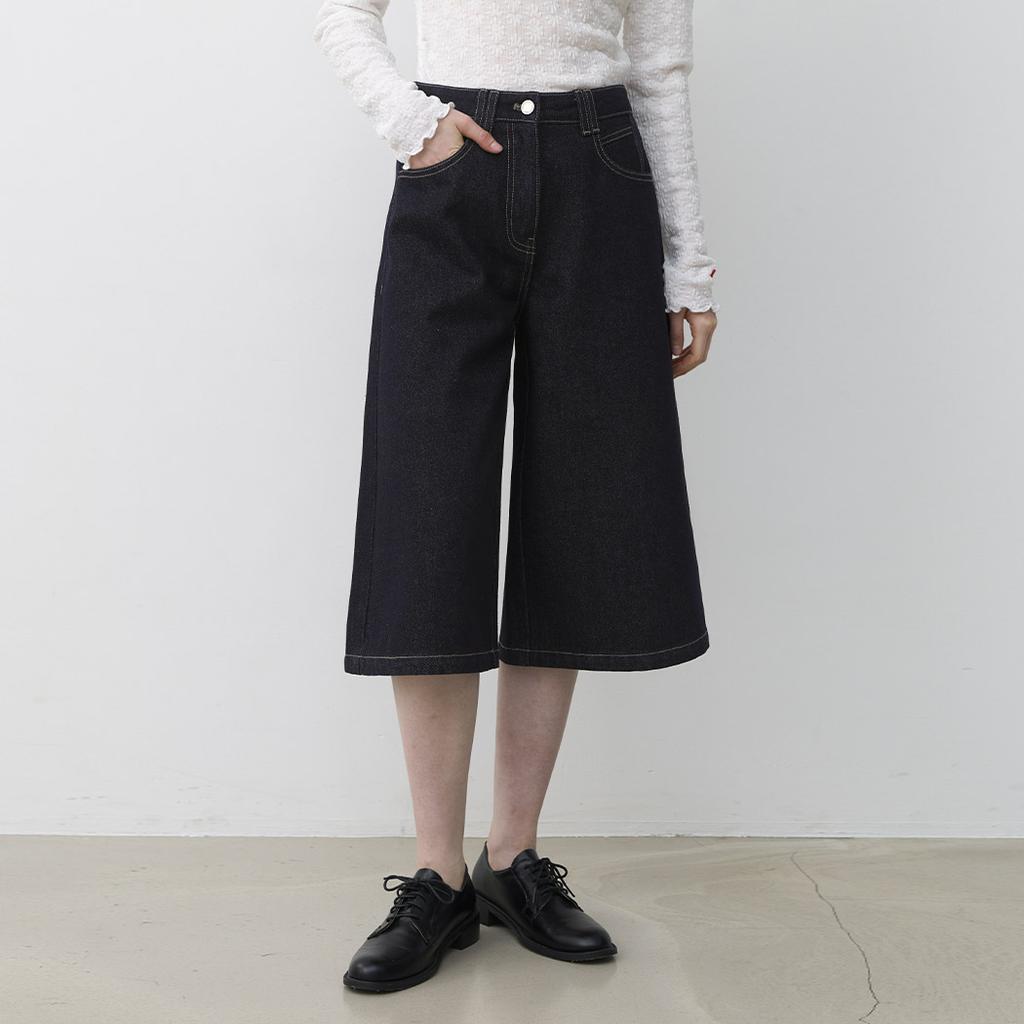 ATELIER NAIN Bella Bermuda Denim Pants(Pt-5616)