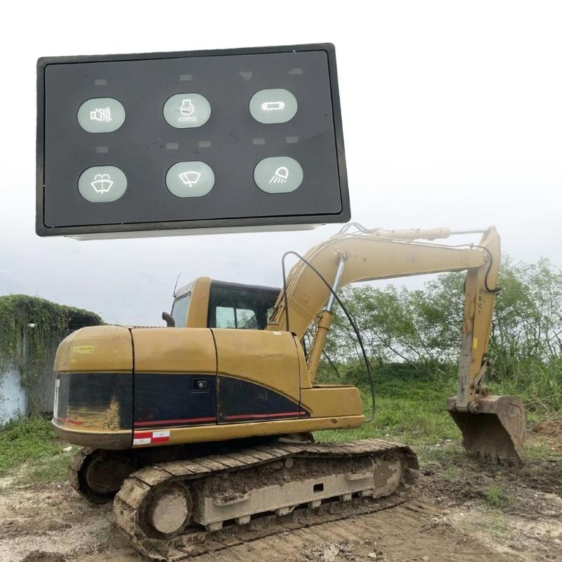 Head Lamp Wiper Control Panel For 315C 318C 319C 320C 322C 330C Multiple Excavator Models Enhanced Visibility 1636701