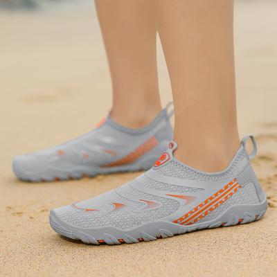 Novos sapatos de riacho para esportes ao ar livre, sapatos de praia para casais, sapatos para vadear na água, sapatos leves e de secagem rápida de cinco dedos