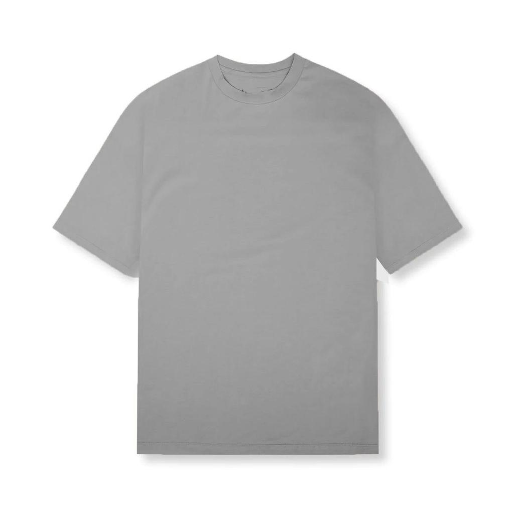 Summer American Loose Fit Cotton T-Shirt - Men’s Crew Neck Short Sleeve for Fitness Training, Plus Size Available
