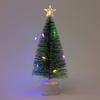 Tabletop Christmas Tree Mini Artificial Christmas Tree with LED Multicolor String Lights for Holiday Home School Office