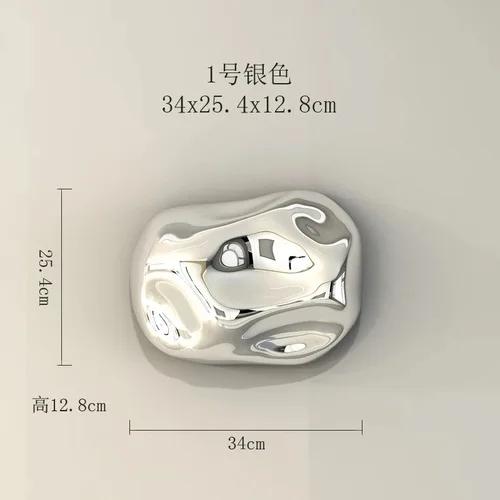 Simulation 3D Stone Wall Hanging Ornaments Room Aesthetics Living Room Wall Decoration Suspension Plating Craft Stone Pendants