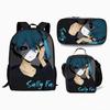 Sally Face Backpack Set With 17inch Large Capacity Student Computer Bag For Daily Use