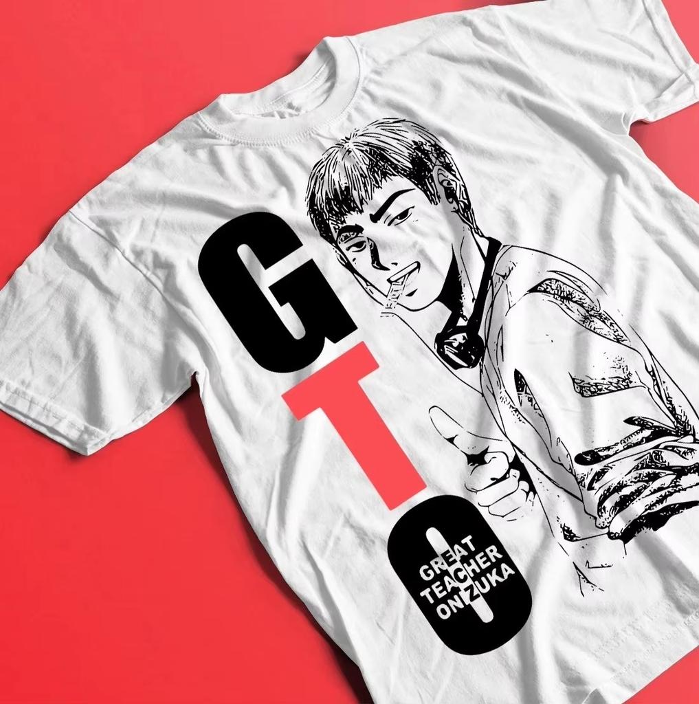 Summer Great Teacher Onizuka Tshirt Eikichi Onizuka Funny Japanese Shonen Tee Unisexs Unisexs Round Neck Short Sleeve