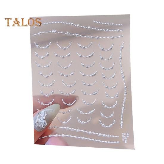 

Наклейка для ногтей с розой, декоративные наклейки для ногтей из ПВХ, разные стили, красивые тисненые цветы розы, украшения для ногтей, наклейка, аксессуары для ногтей