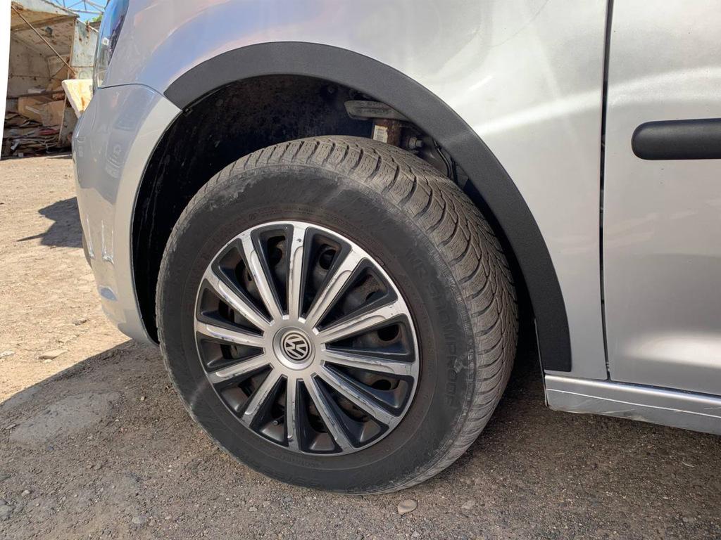 Arch Linings (black Mat) Long Base (plastic) for Volkswagen Caddy 2010-2015