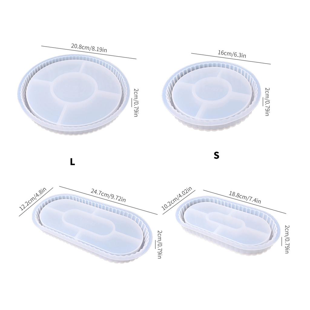 Large Flower Sturdy Silicone Resin Mould for Epoxy Castes Jewelry Dishes Tray Making Creative Craft Supplies Projects