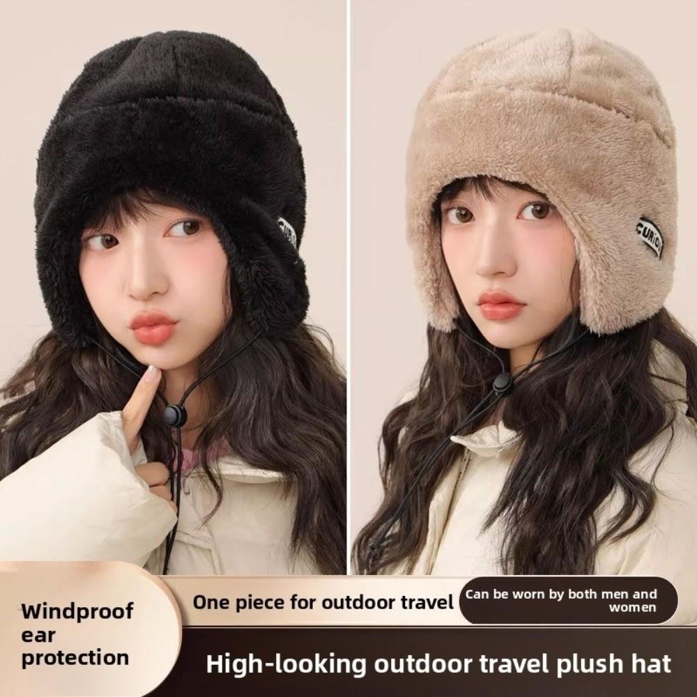Cute Bear Pullover Cap Warm Neck Warmer New Hooded Hat  Gift