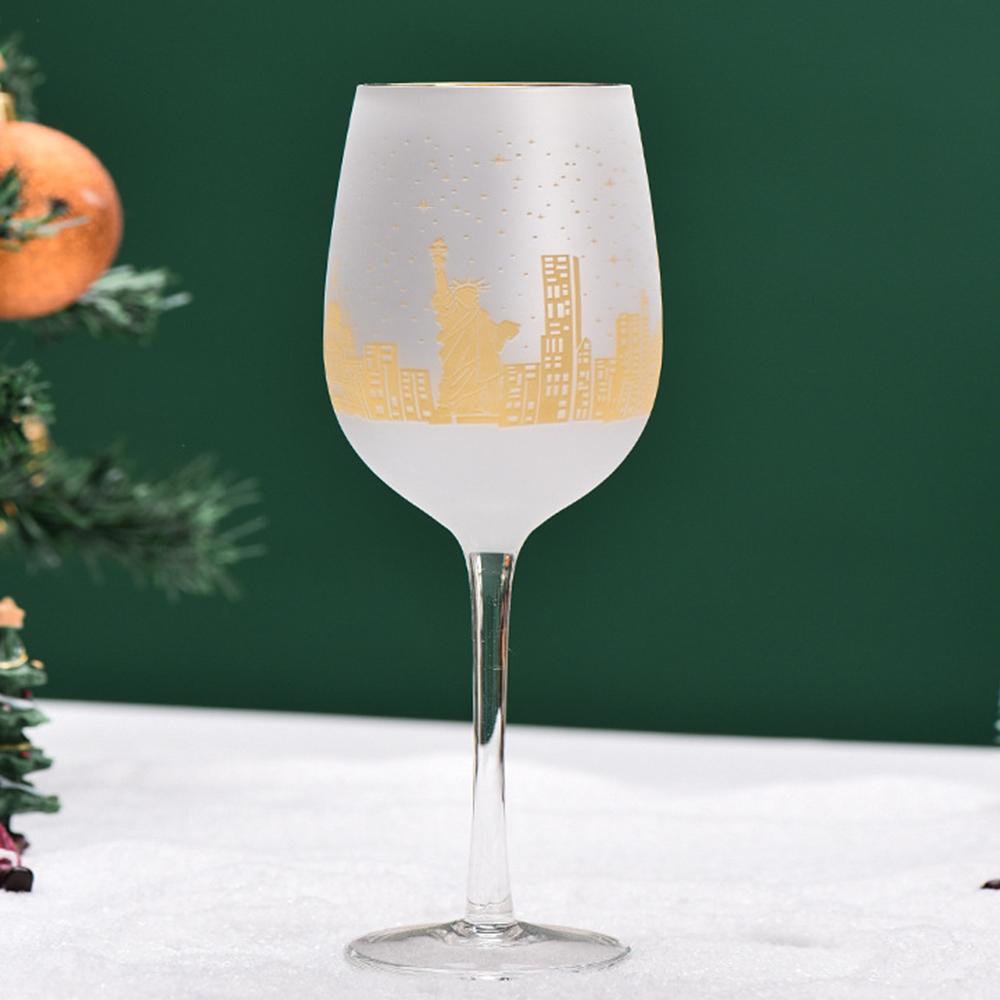 2Pcs/Lot, Electroplated engraved glass red wineglass, Colorful goblet, Whisky wine-glass, Creative egg cup, Bar home beer mug