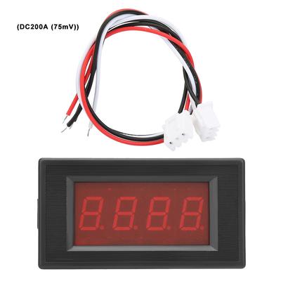 5135A DC5V 3 1 2 Digit Red LED Digital Panel Meter DC Ammeter Ampere Meter (DC200A (75mV))