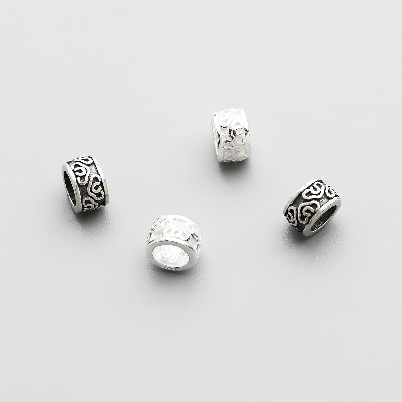 S925 Sterlingsilber Wolken Spacer Perlen für DIY Schmuck: Handgefertigte Seilarmbänder & Perlenketten