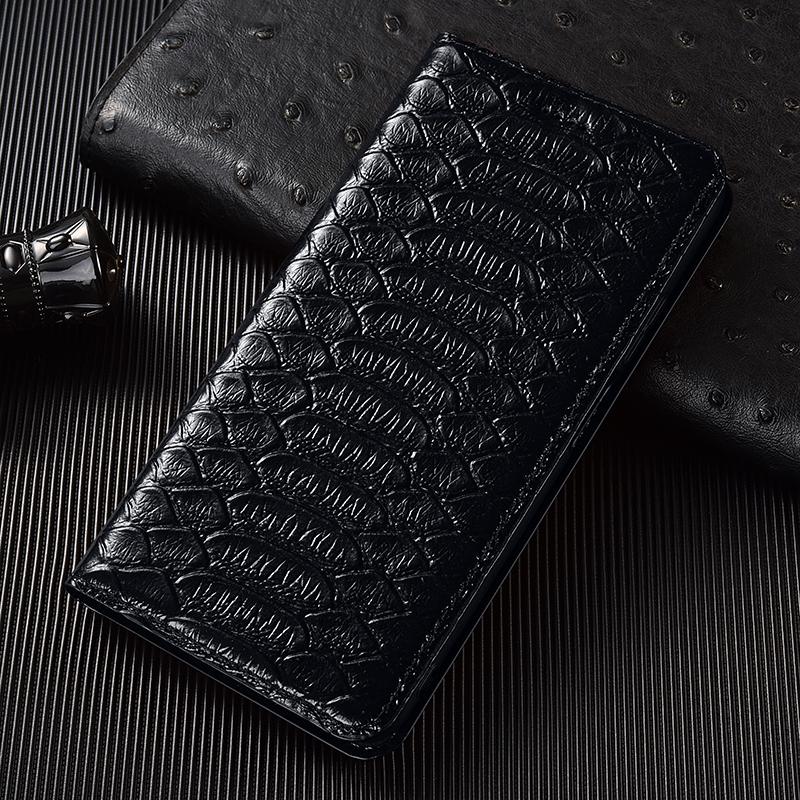 

Чехол-книжка из натуральной кожи для Samsung Galaxy A01 A11 A21 A31 A41 A51 A71 A07 A17 4G 5G, чехлы-кошельки для телефона A01 чёрный