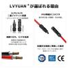 LVYUAN Solar Cable, 6sq 9AWG, 10m Length, Approx. 64A Current, 1500V(DC), MC4 IP68 Waterproof Connectors, for Solar Panel Extension, Solar Cable with