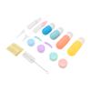 Toiletries Travel Bottles Leak Proof Squeezable Lightweight Travel Bottles Set for Airport Trip Accessories 190g 17